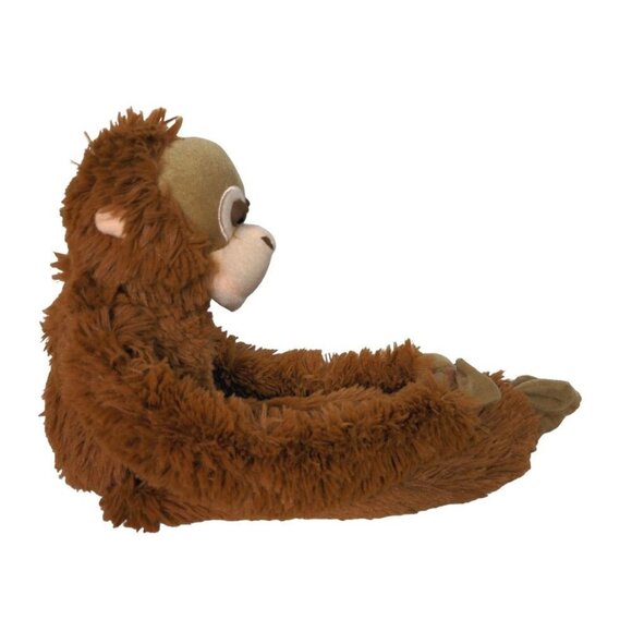 Wild Republic Brown Hanging Monkey Zoo Jungle Plush Stuffed Animal 2014 22” - Picture 2 of 6